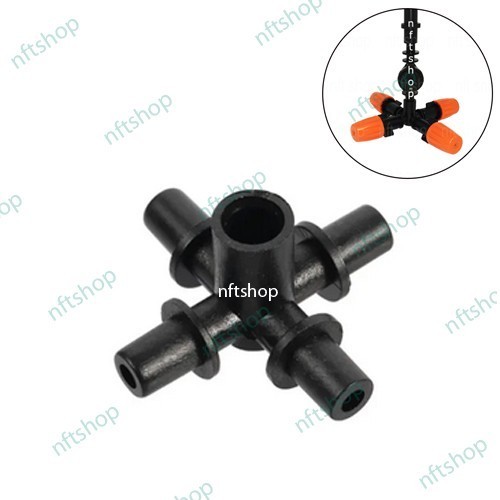 Connector Fogger Head / Mist Nozzle 4 Way / Cabang 4