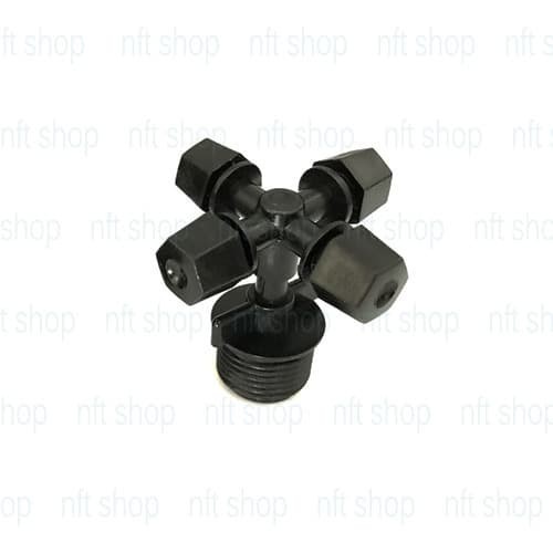 Fogger Sprinkler / Nozzle Mist Sprayer 4 Way Dengan Adapter 1/2 Inch