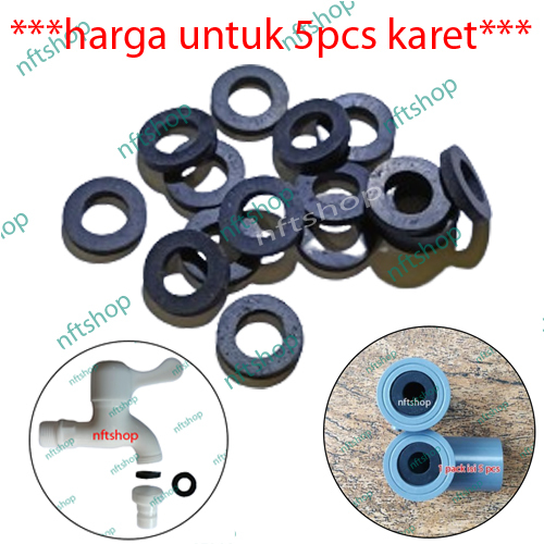 Karet Seal Drat Dalam 1/2 Inch Hidroponik