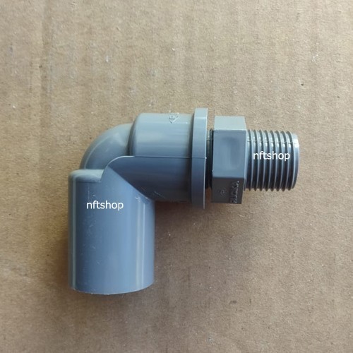 Knee / Elbow Pvc Dengan Drat Luar 1 Inch