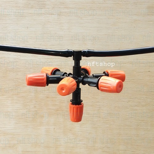 Seven Way Sprinkler - Nozzle Misting Tee Selang 7mm